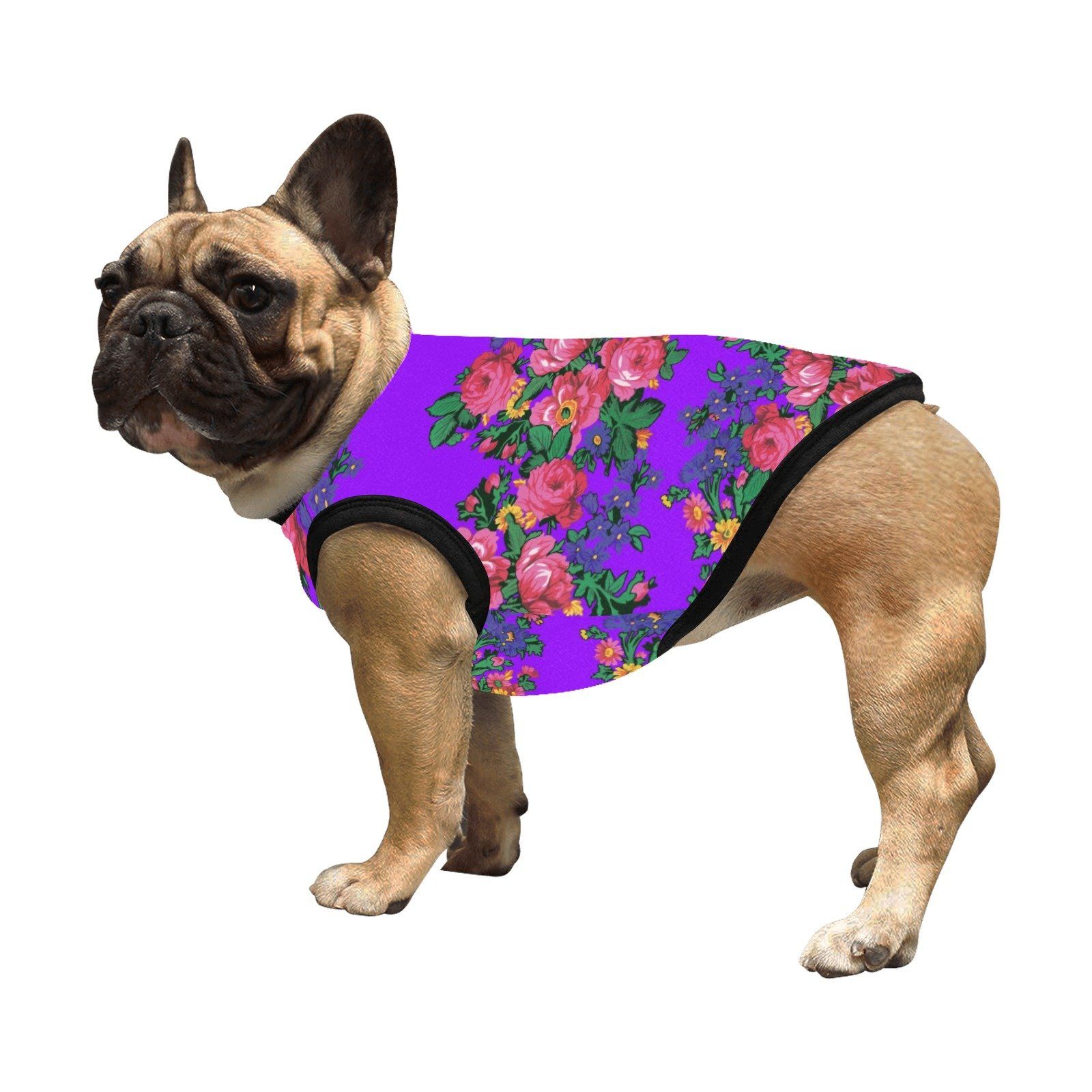 Kokum's Revenge Lilac All Over Print Pet Tank Top Pet Tank Top e-joyer 