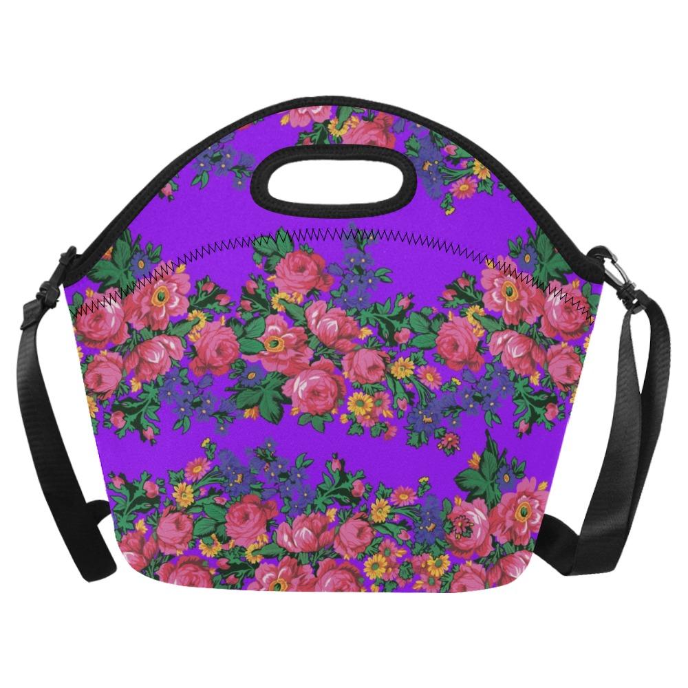 Kokum's Revenge Lilac Neoprene Lunch Bag/Large (Model 1669) bag e-joyer 