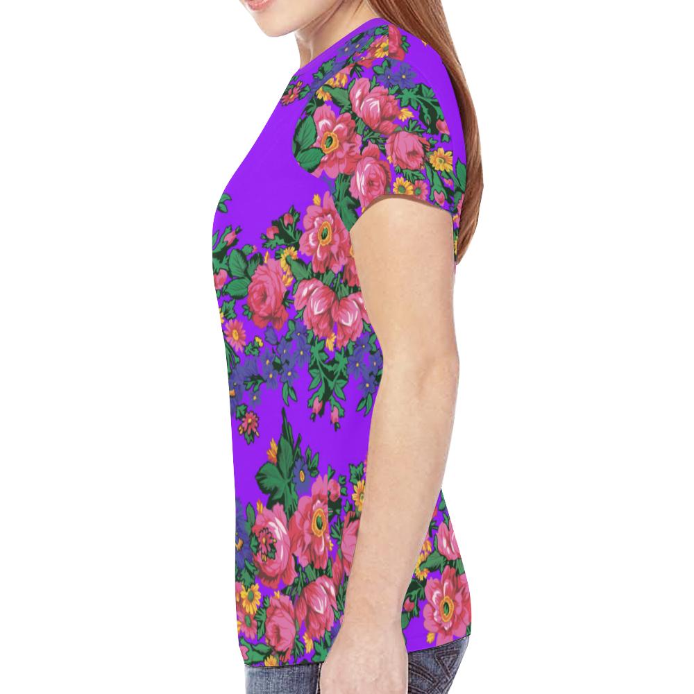 Kokum's Revenge-Lilac New All Over Print T-shirt for Women (Model T45) New All Over Print T-shirt for Women (T45) e-joyer 