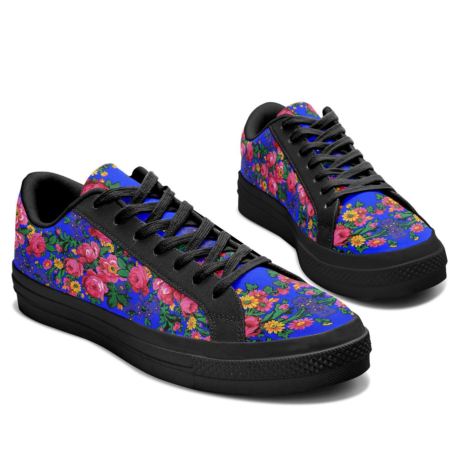 Kokum's Revenge Royal Aapisi Low Top Canvas Shoes Black Sole 49 Dzine 