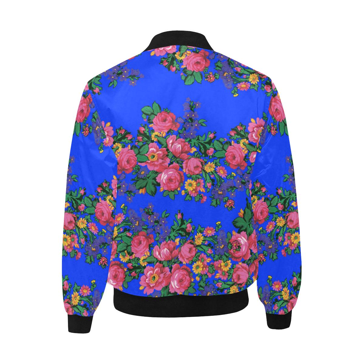 Kokum's Revenge- Royal Unisex Heavy Bomber Jacket with Quilted Lining All Over Print Quilted Jacket for Men (H33) e-joyer 