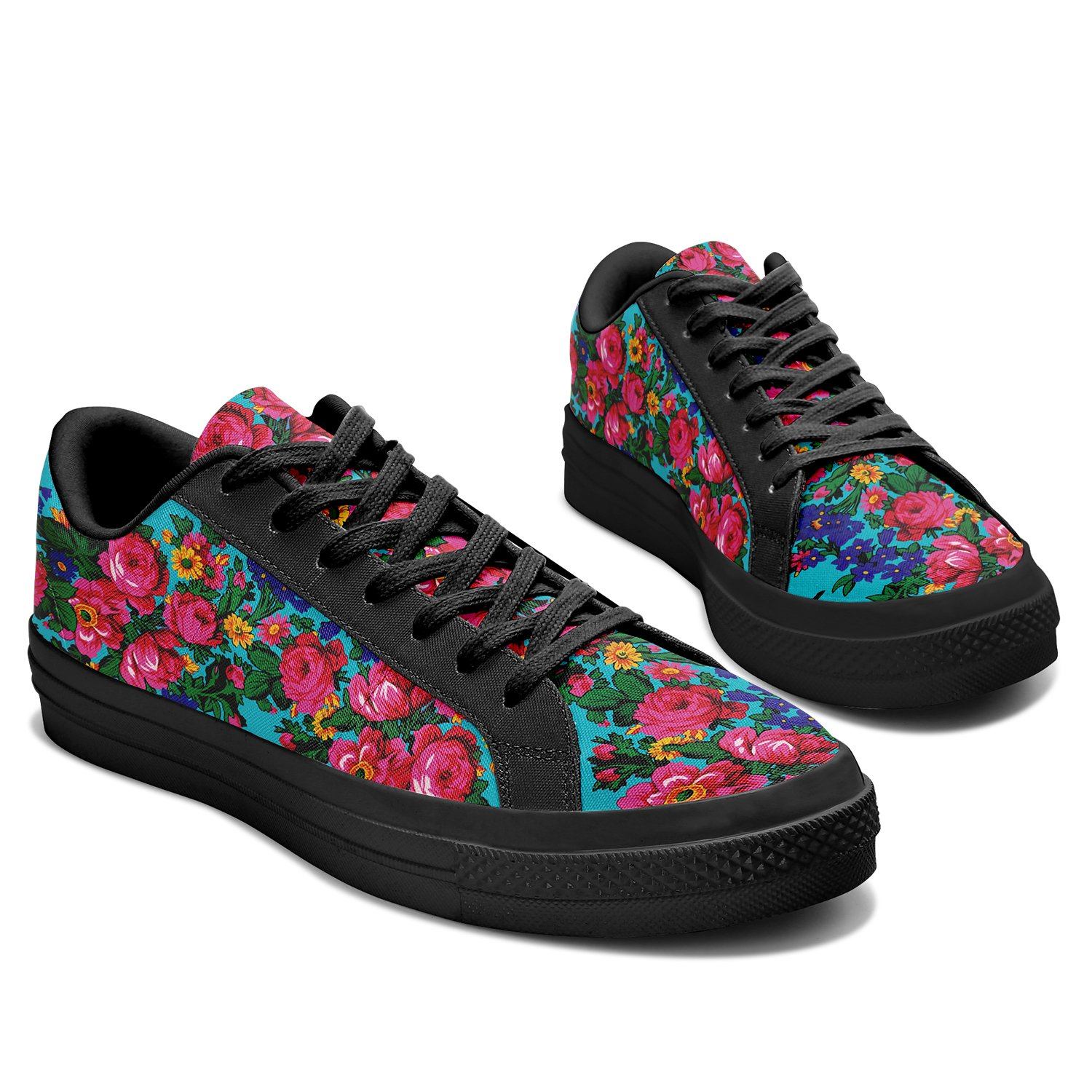 Kokum's Revenge - Sky Aapisi Low Top Canvas Shoes Black Sole 49 Dzine 