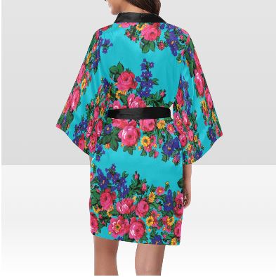 Kokum's Revenge Sky Kimono Robe Artsadd 