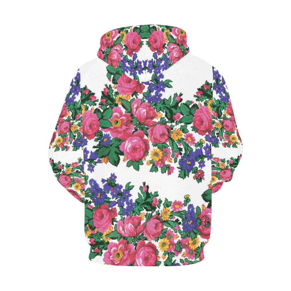 Kokum's Revenge-White All Over Print Hoodie for Women (USA Size) (Model H13) Hoodie e-joyer 