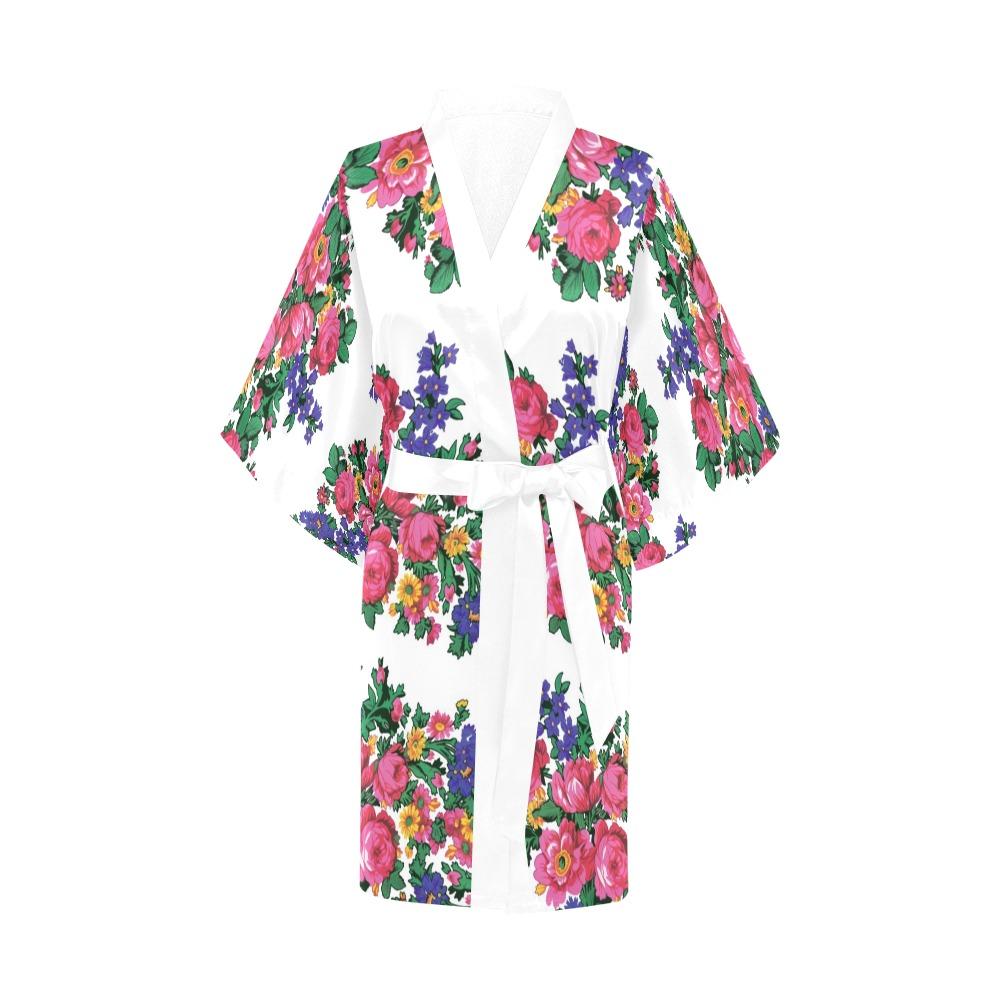 Kokum's Revenge White Kimono Robe Artsadd 