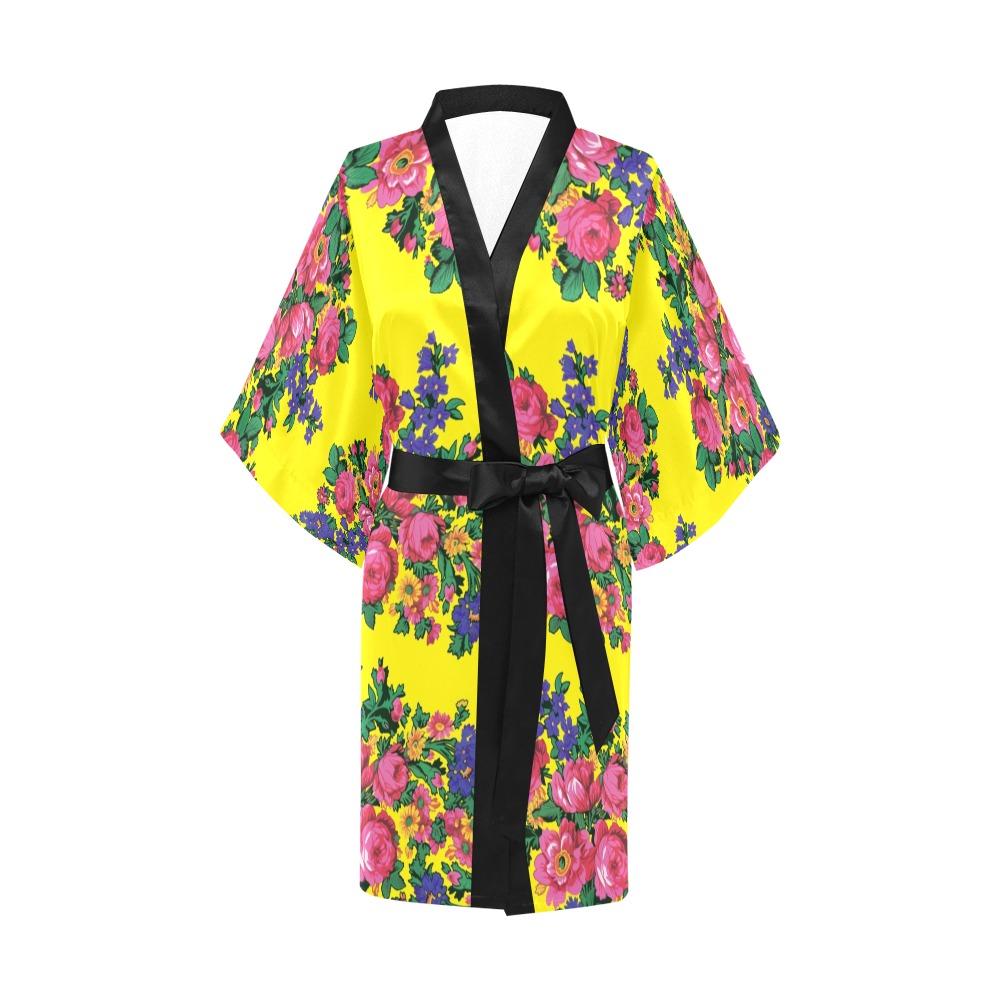 Kokum's Revenge Yellow Kimono Robe Artsadd 