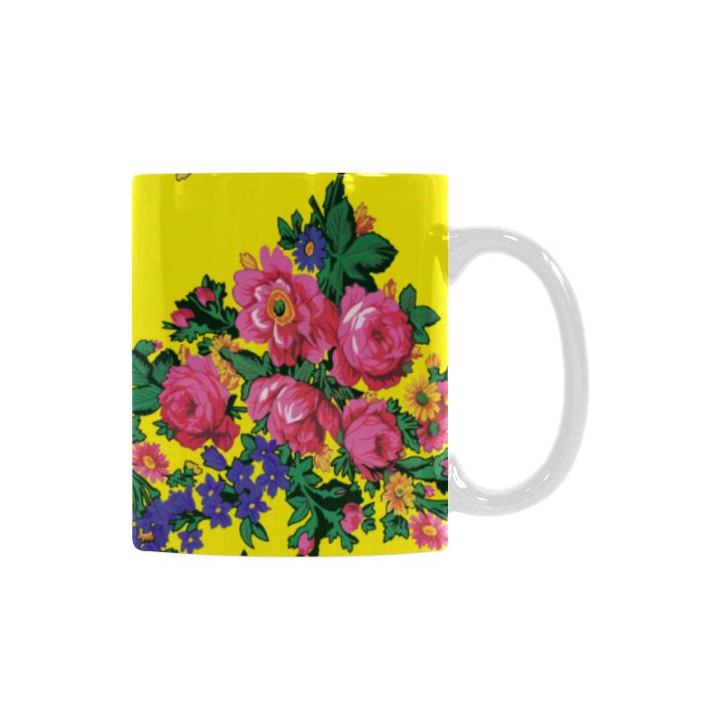 Kokum's Revenge-Yellow White Mug(11OZ) White Mug e-joyer 