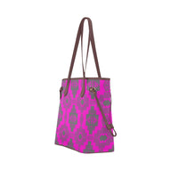 Dark Sandway Clover Canvas Tote Bag