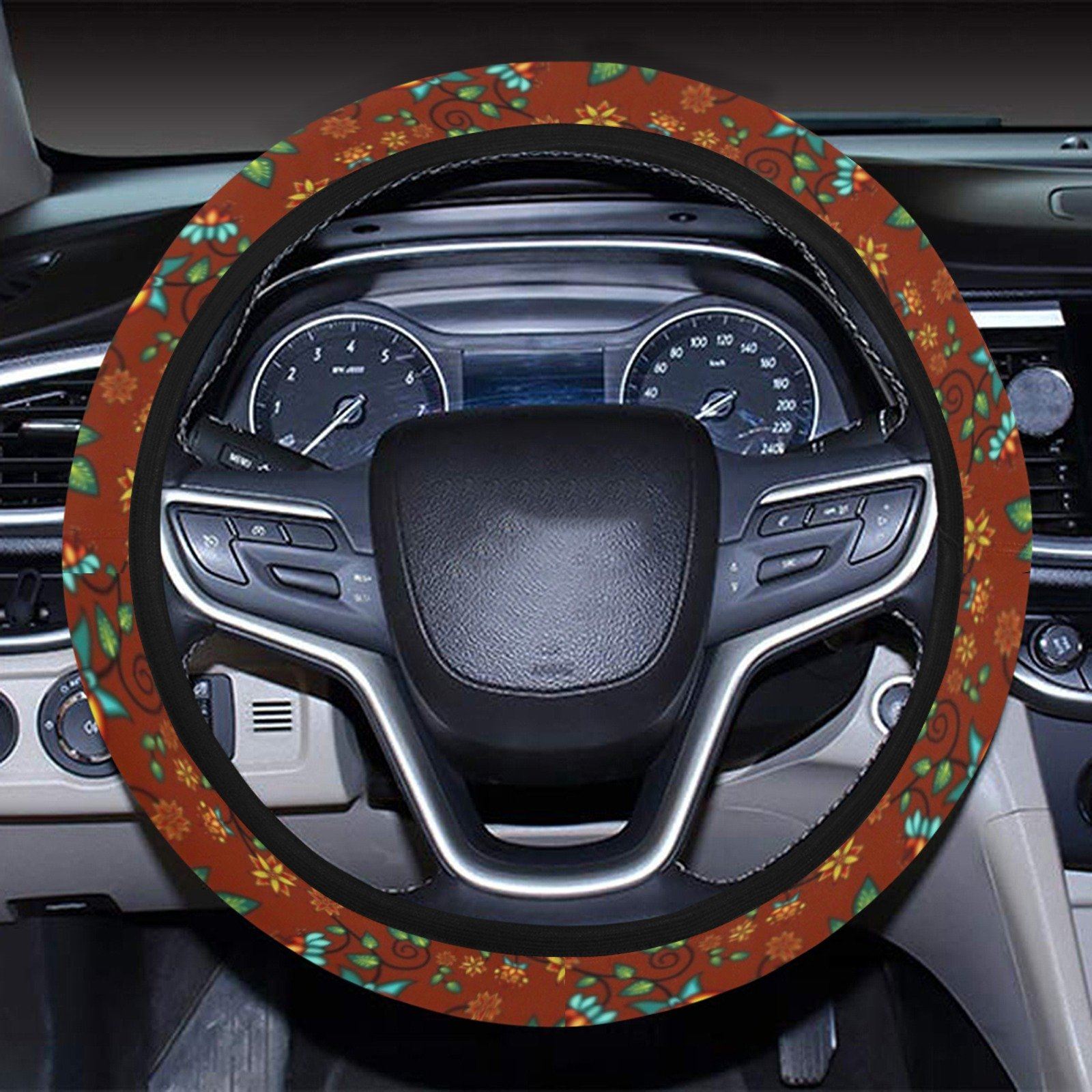 Lily Sierra Steering Wheel Cover with Elastic Edge Steering Wheel Cover with Elastic Edge e-joyer 