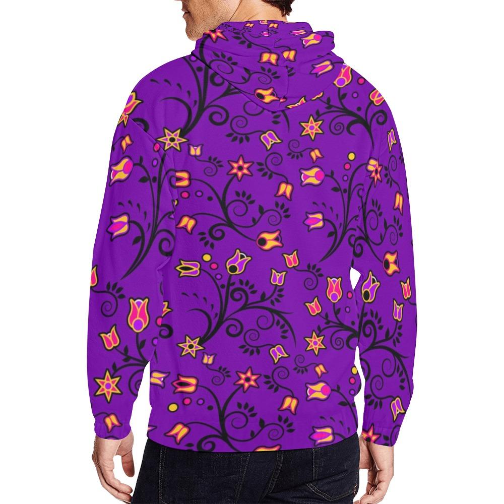 Lolipop Star All Over Print Full Zip Hoodie for Men (Model H14) hoodie e-joyer 