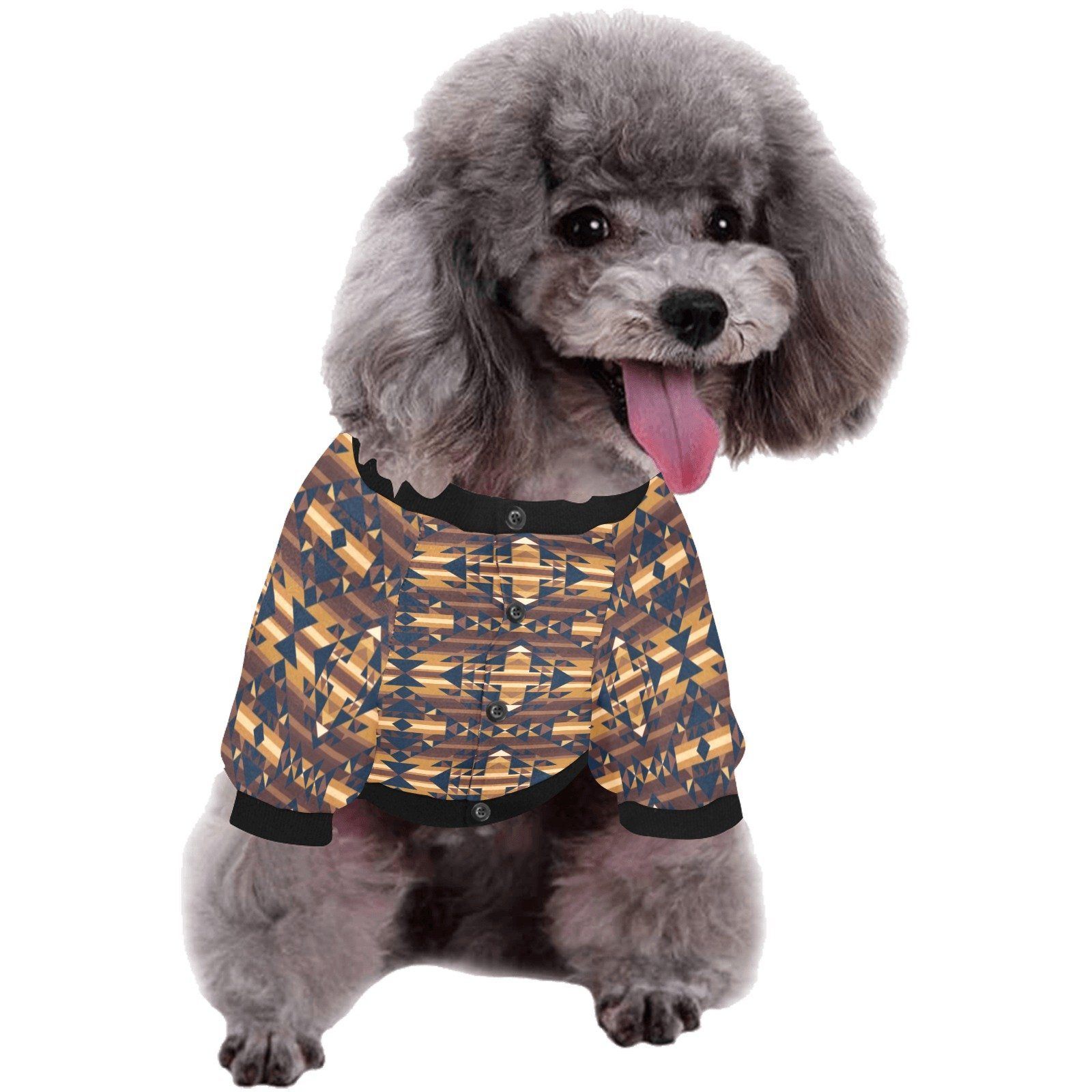 Marron Cloud Pet Dog Round Neck Shirt Pet Dog Round Neck Shirt e-joyer 