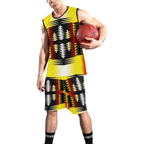 Medicine Wheel Sage All Over Print Basketball Uniform Basketball Uniform e-joyer 