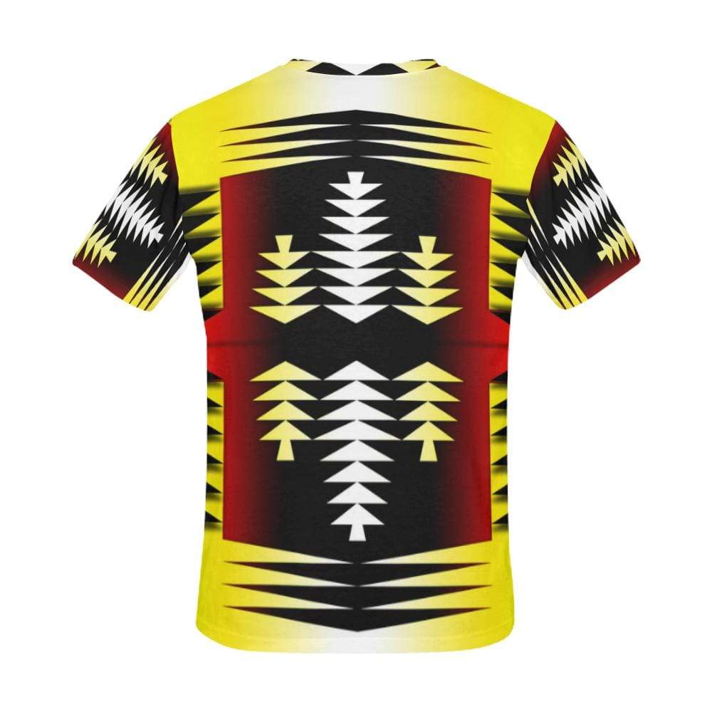 Medicine Wheel Tribal Sage All Over Print T-Shirt for Men (USA Size) (Model T40) All Over Print T-Shirt for Men e-joyer 