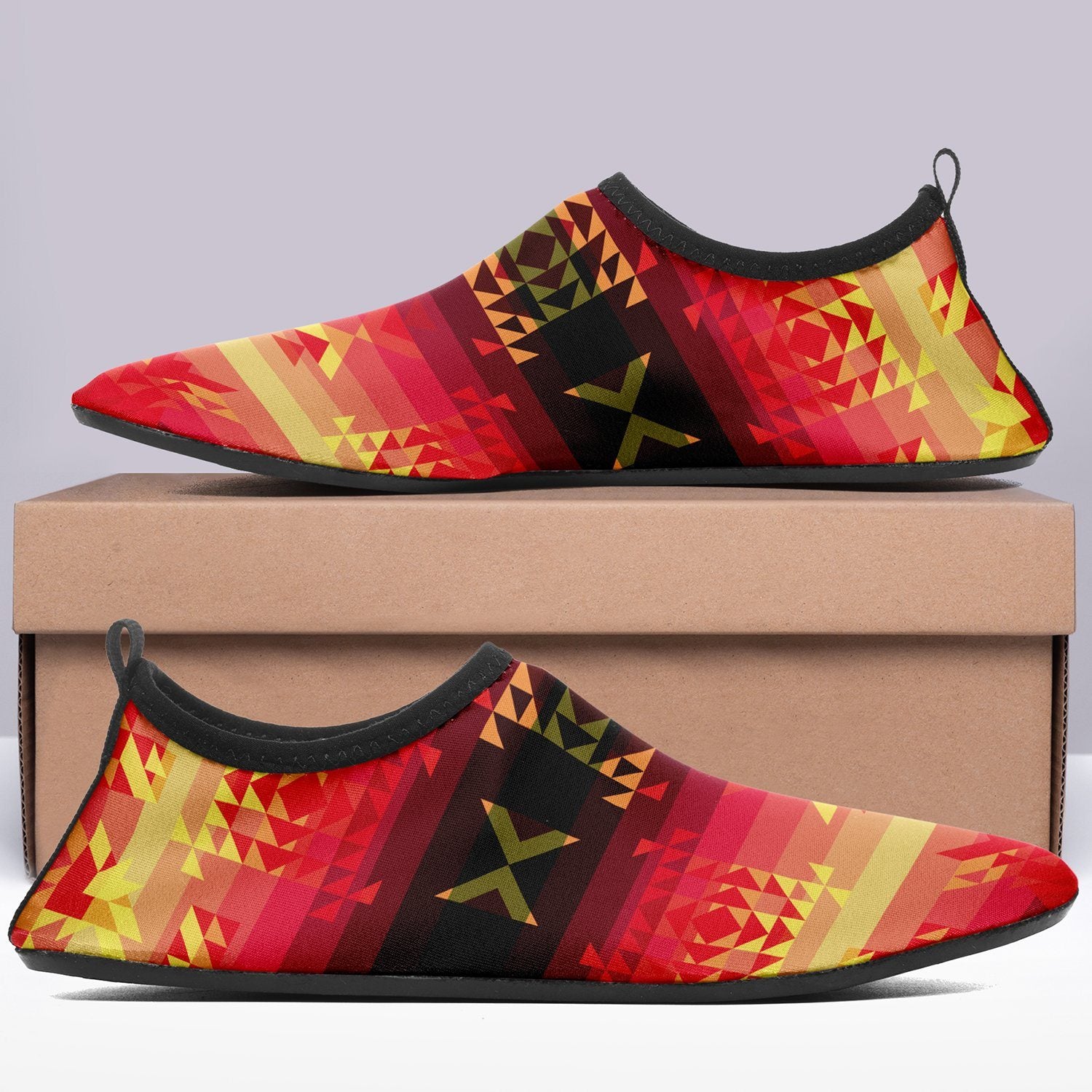 Mini Soleil Fusion Rouge Kid's Sockamoccs Slip On Shoes Herman 
