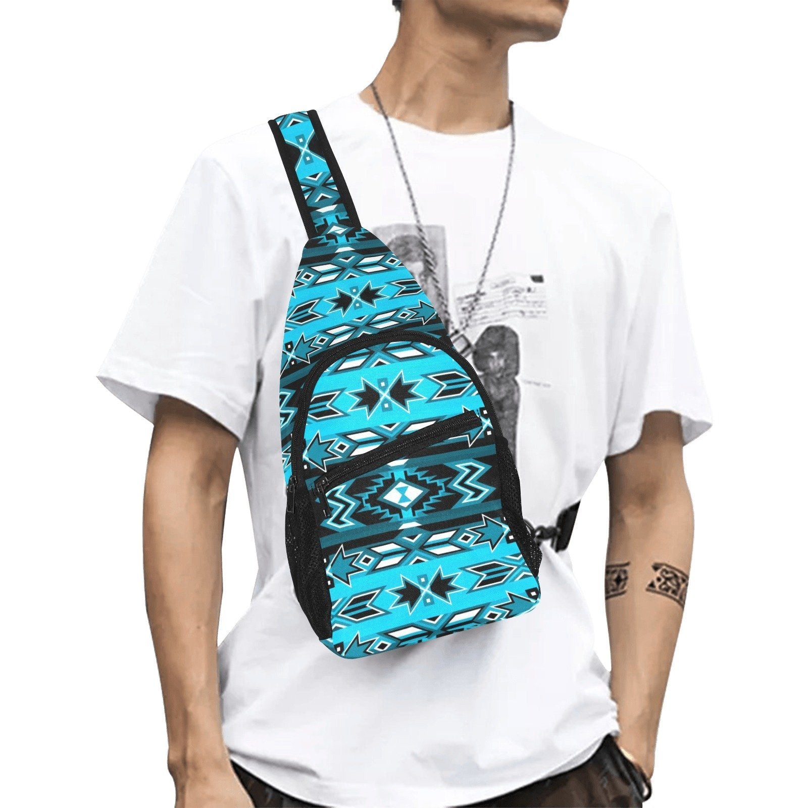 Northern Journey All Over Print Chest Bag (Model 1719) All Over Print Chest Bag (1719) e-joyer 
