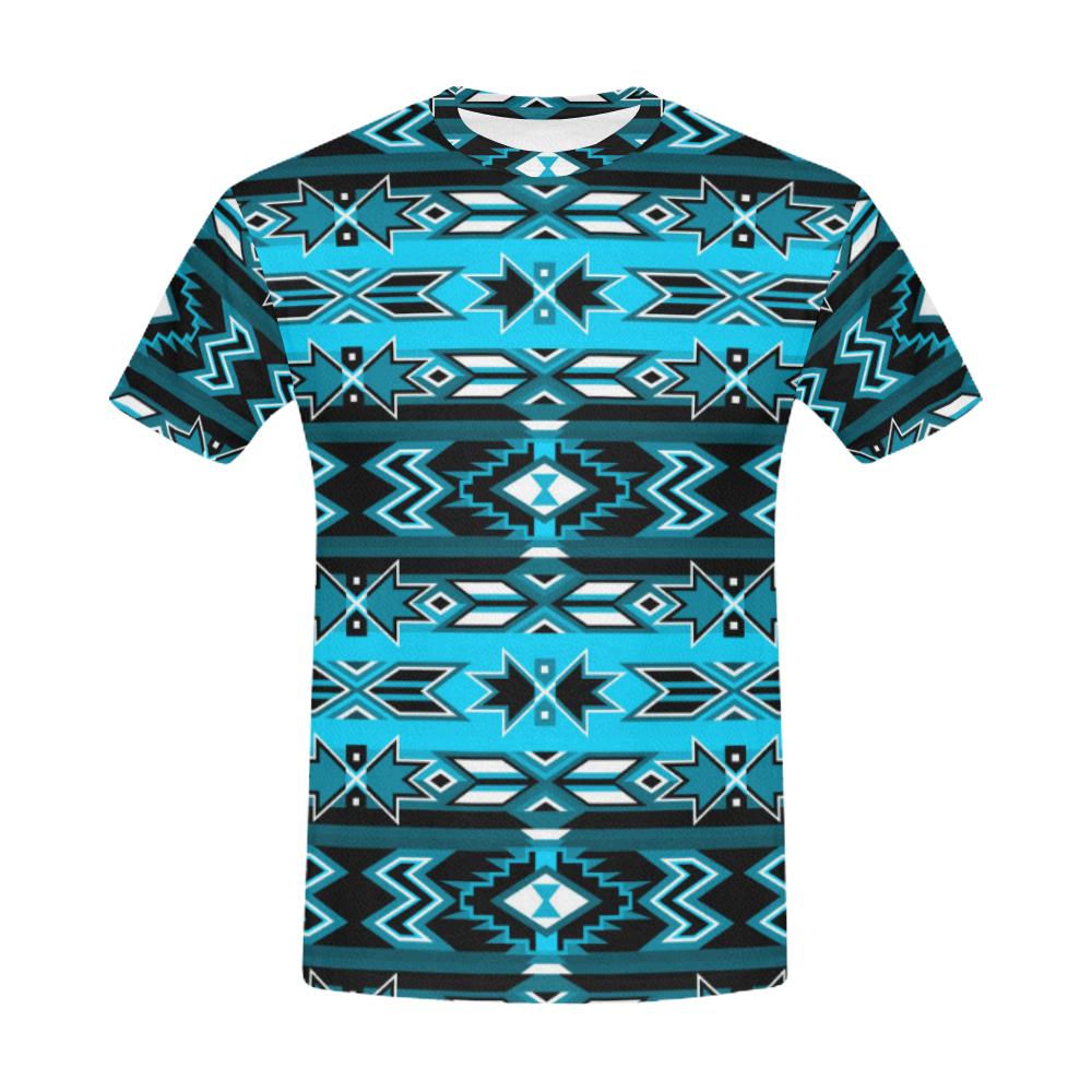 Northern Journey All Over Print T-Shirt for Men (USA Size) (Model T40) All Over Print T-Shirt for Men (T40) e-joyer 