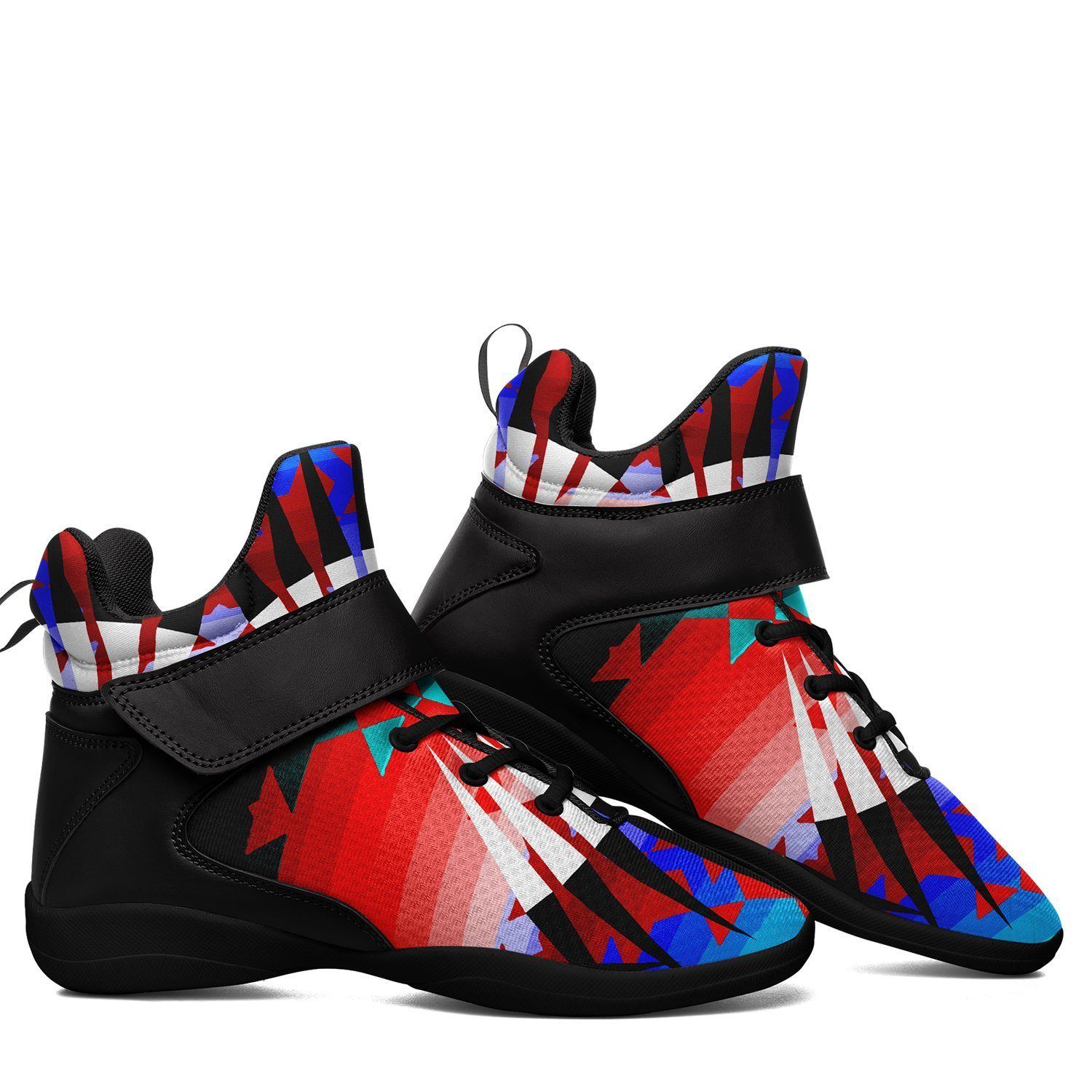 Northwest Ribbonwork Bustles Ipottaa Basketball / Sport High Top Shoes - Black Sole 49 Dzine 