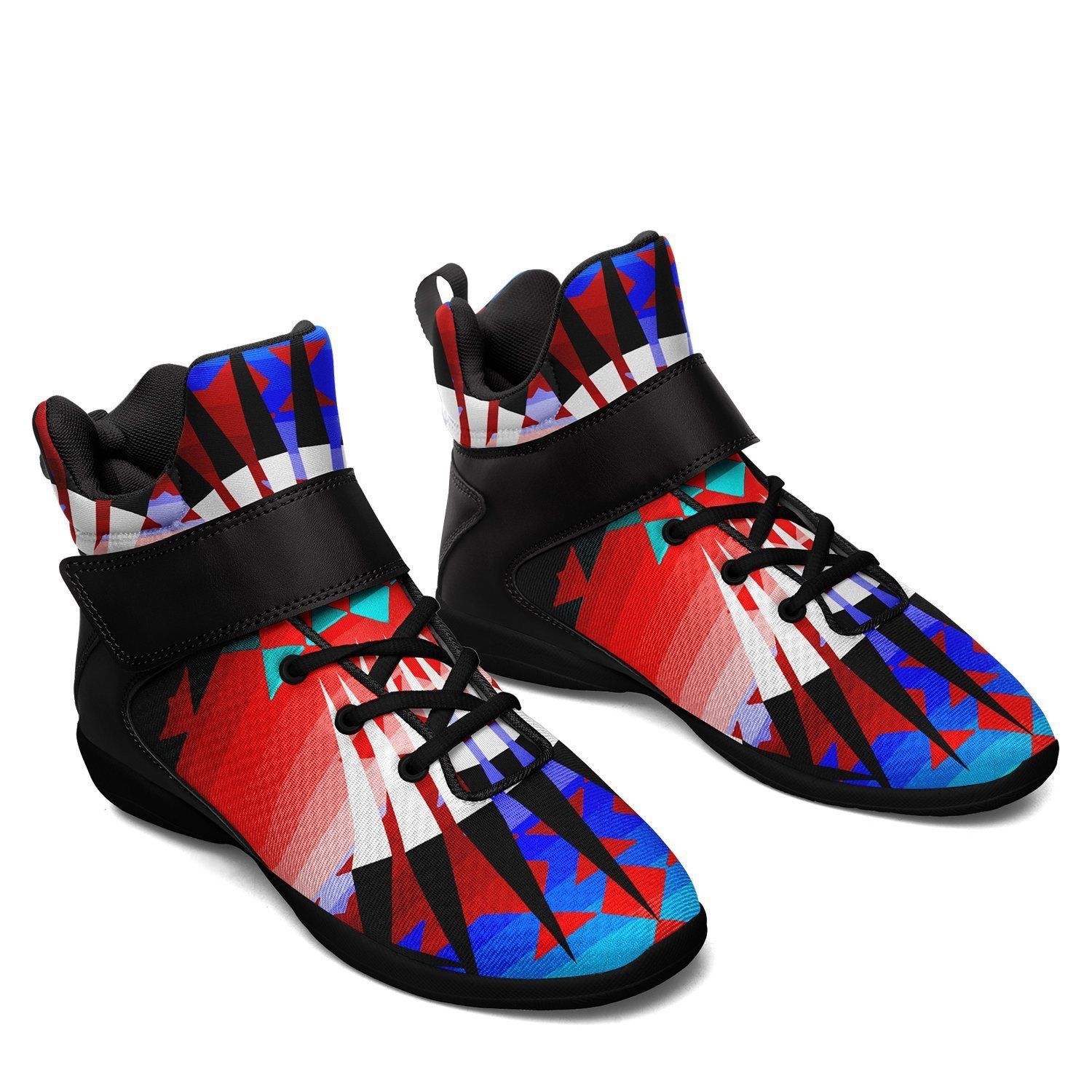 Northwest Ribbonwork Bustles Ipottaa Basketball / Sport High Top Shoes - Black Sole 49 Dzine 