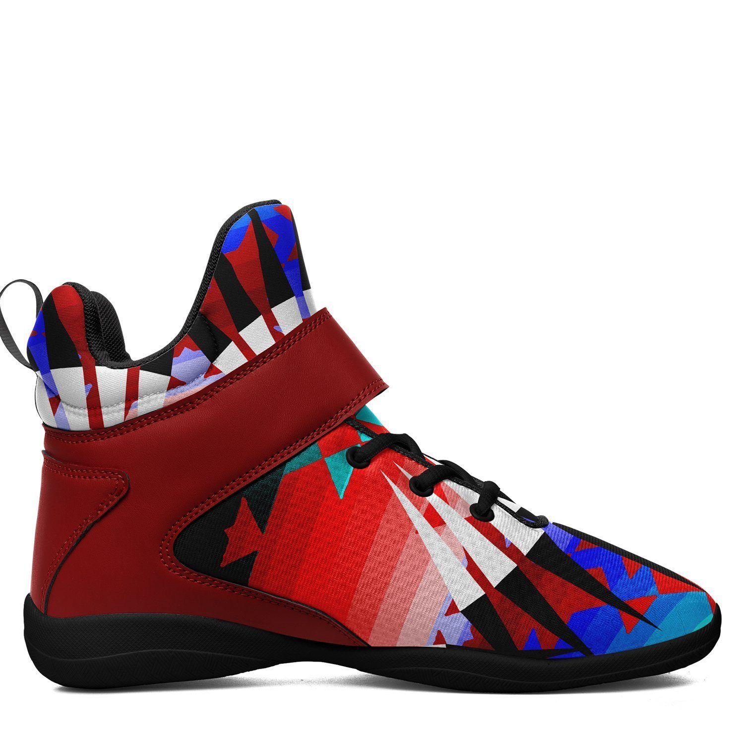 Northwest Ribbonwork Bustles Ipottaa Basketball / Sport High Top Shoes - Black Sole 49 Dzine 