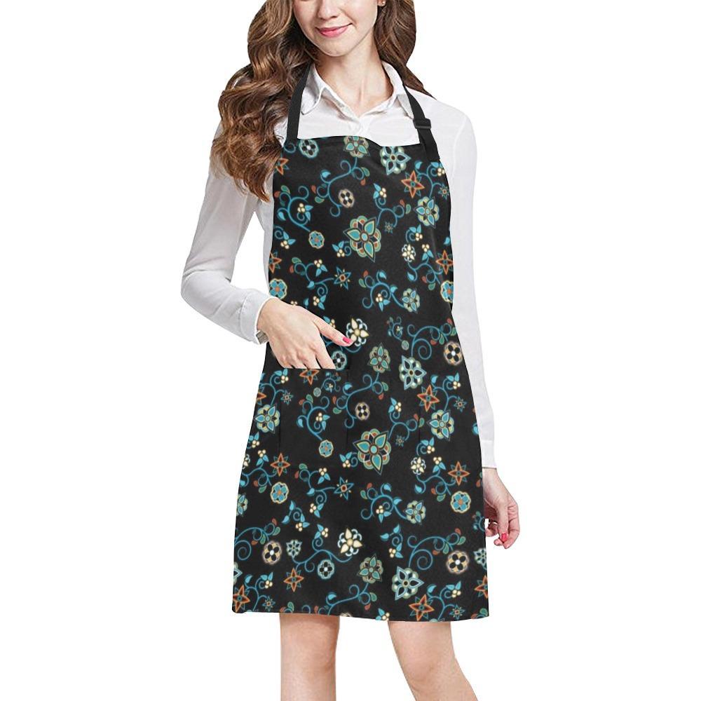 Ocean Bloom All Over Print Apron All Over Print Apron e-joyer 