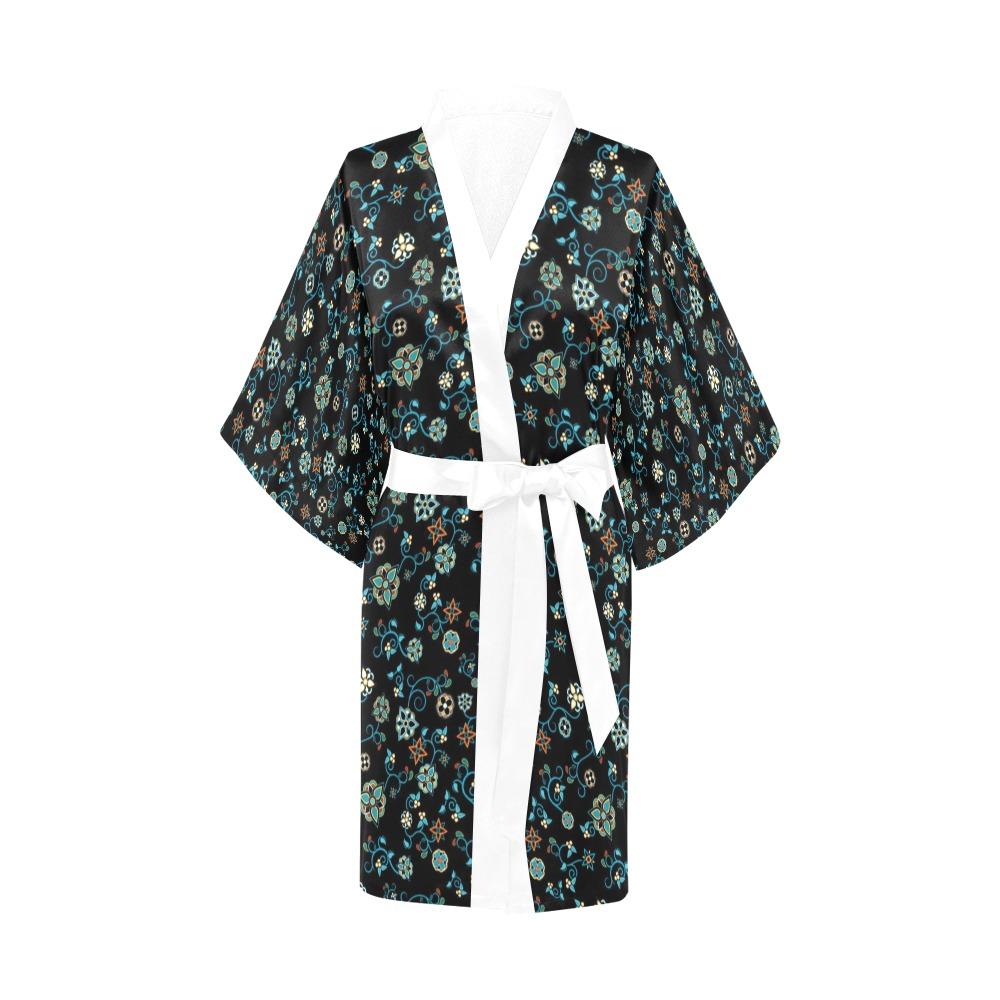 Ocean Bloom Kimono Robe Artsadd 