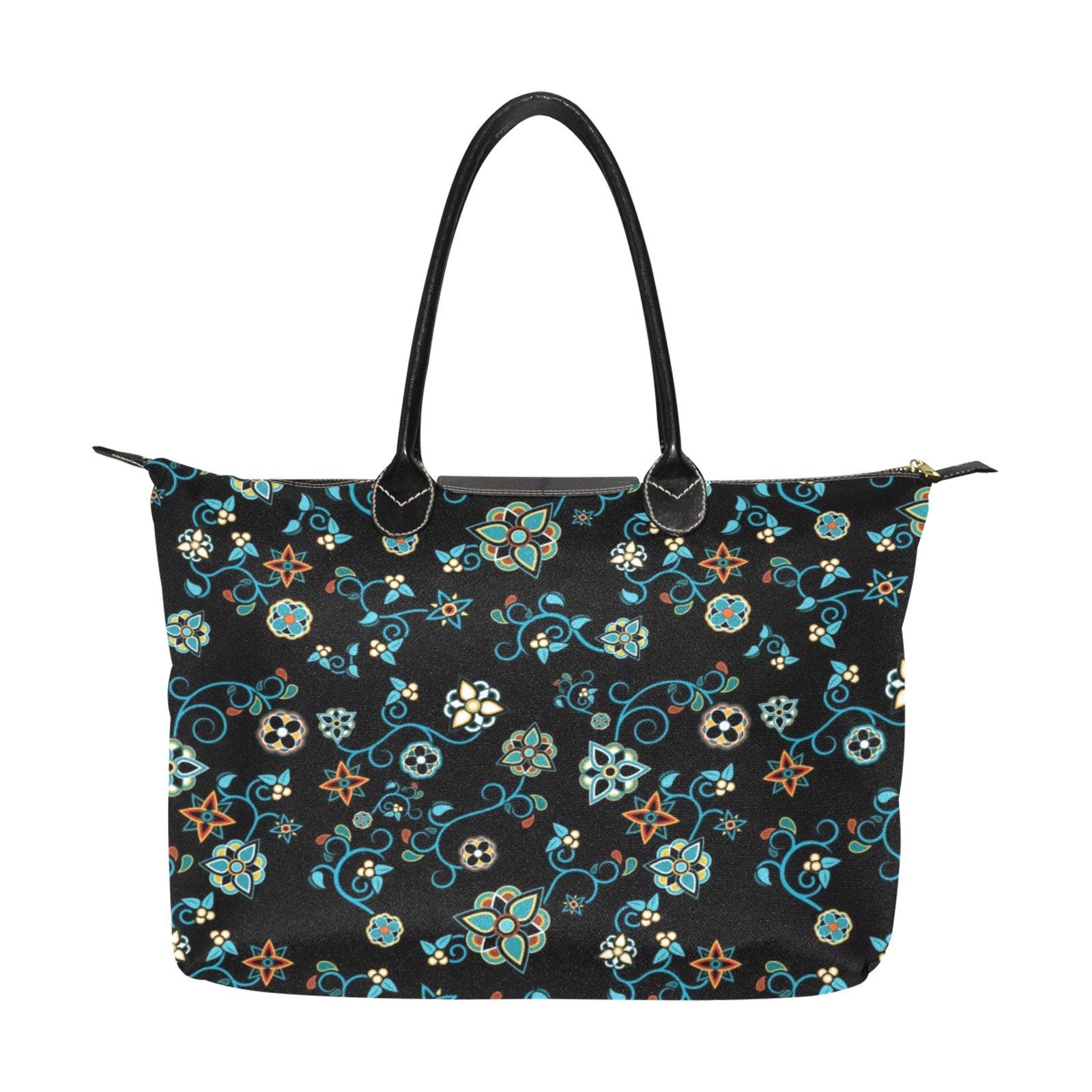 Ocean Bloom Single-Shoulder Lady Handbag (Model 1714) bag e-joyer 