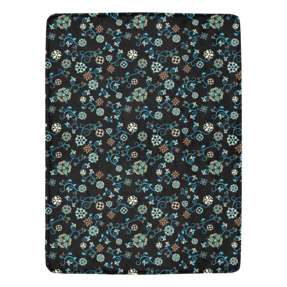 Ocean Bloom Ultra-Soft Micro Fleece Blanket 60"x80" Ultra-Soft Blanket 60''x80'' e-joyer 