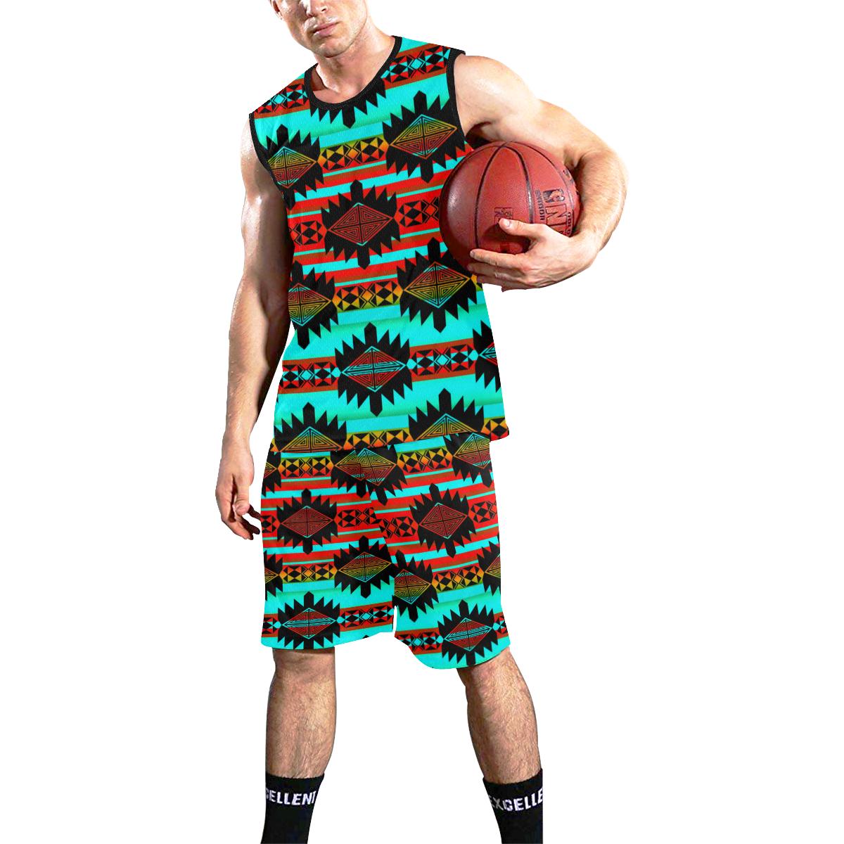 Okotoks Arrow All Over Print Basketball Uniform Basketball Uniform e-joyer 
