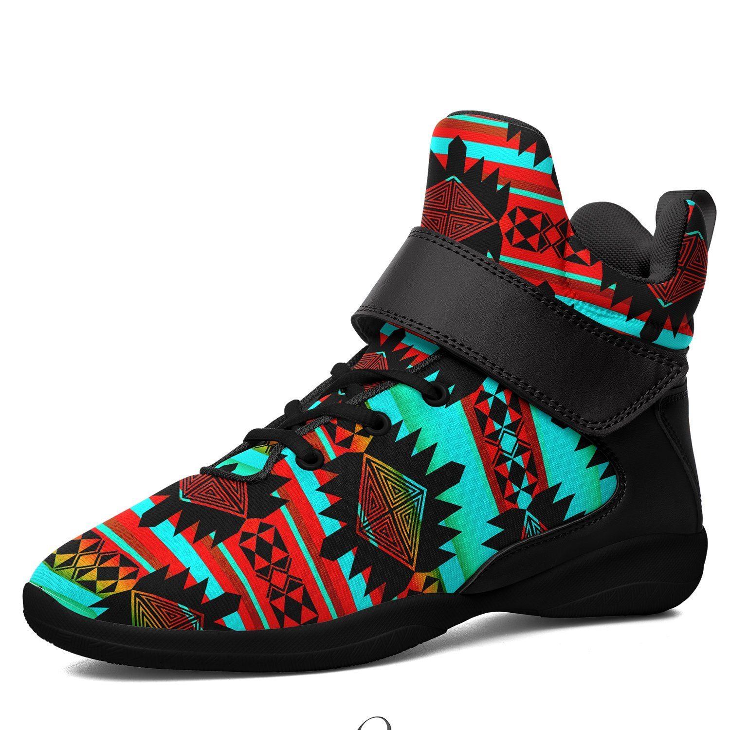 Okotoks Arrow Kid's Ipottaa Basketball / Sport High Top Shoes 49 Dzine US Child 12.5 / EUR 30 Black Sole with Black Strap 