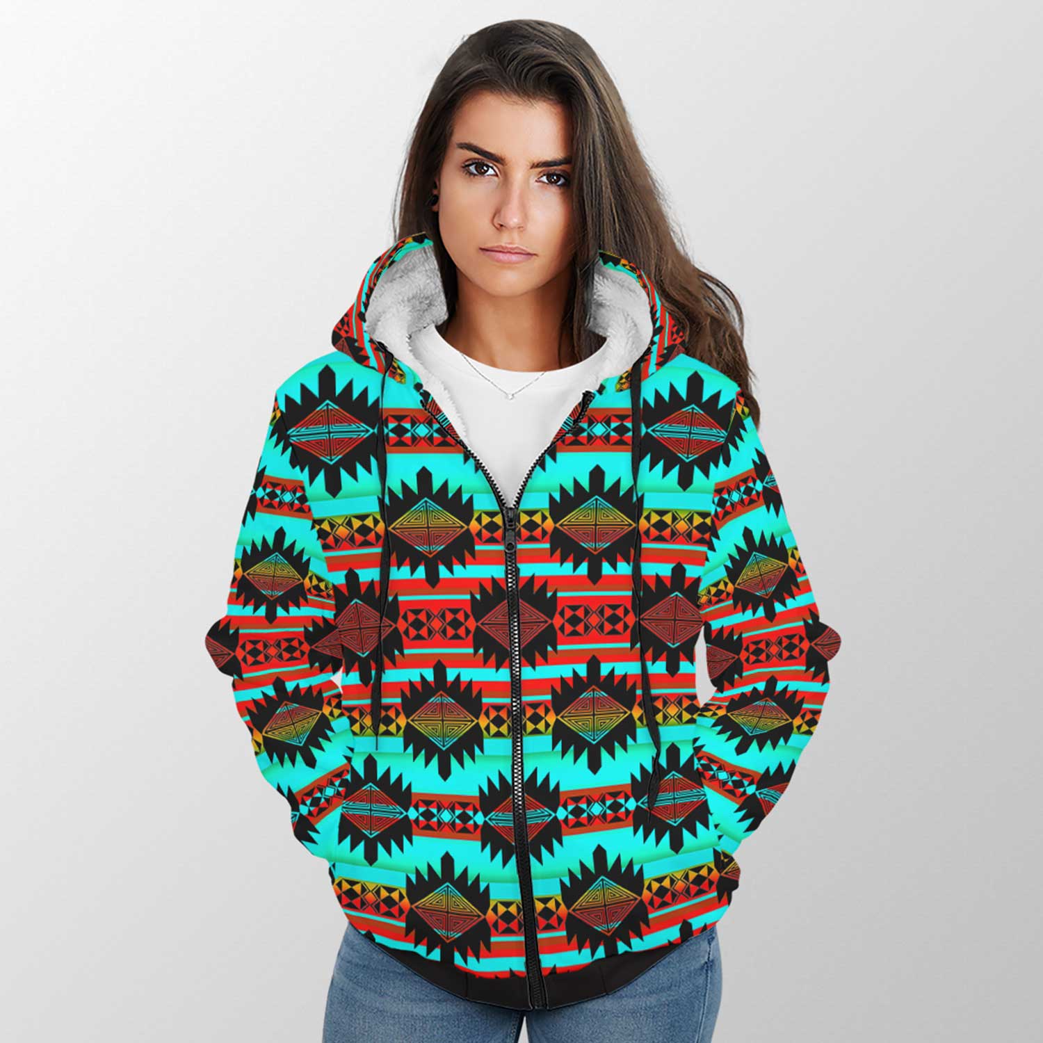 Okotoks Arrow Sherpa Hoodie 49 Dzine 