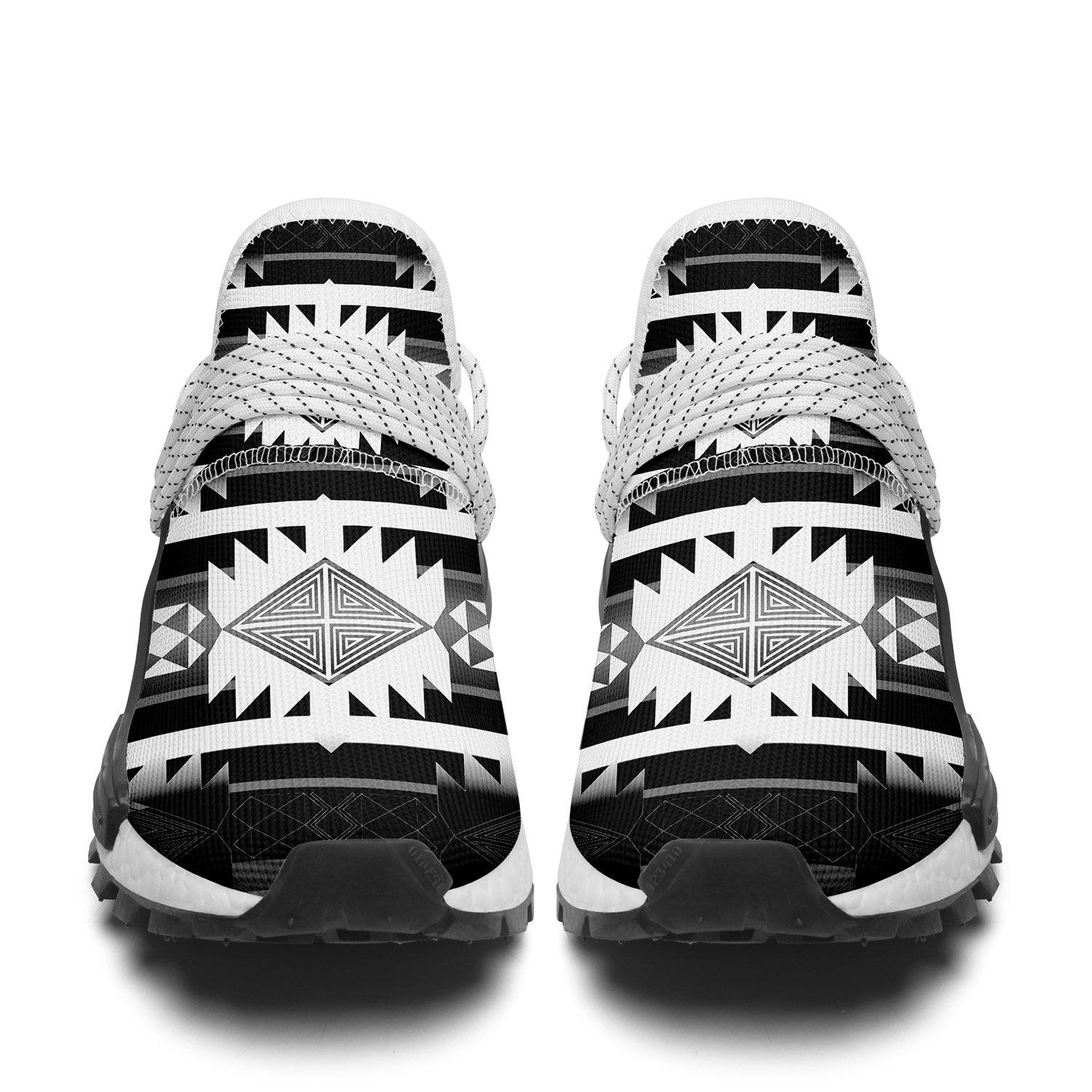 Okotoks Black and White Okaki Sneakers Shoes 49 Dzine 