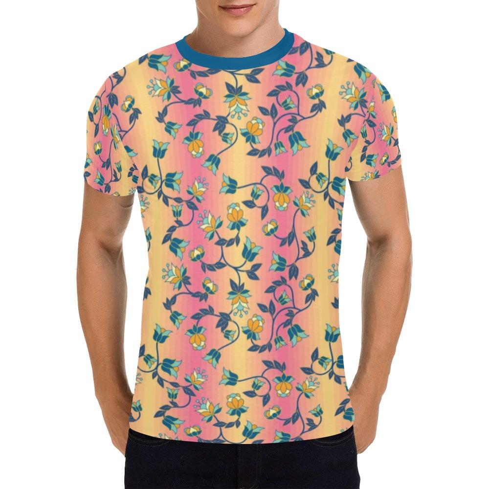 Orange Days All Over Print T-Shirt for Men (USA Size) (Model T40) All Over Print T-Shirt for Men (T40) e-joyer 