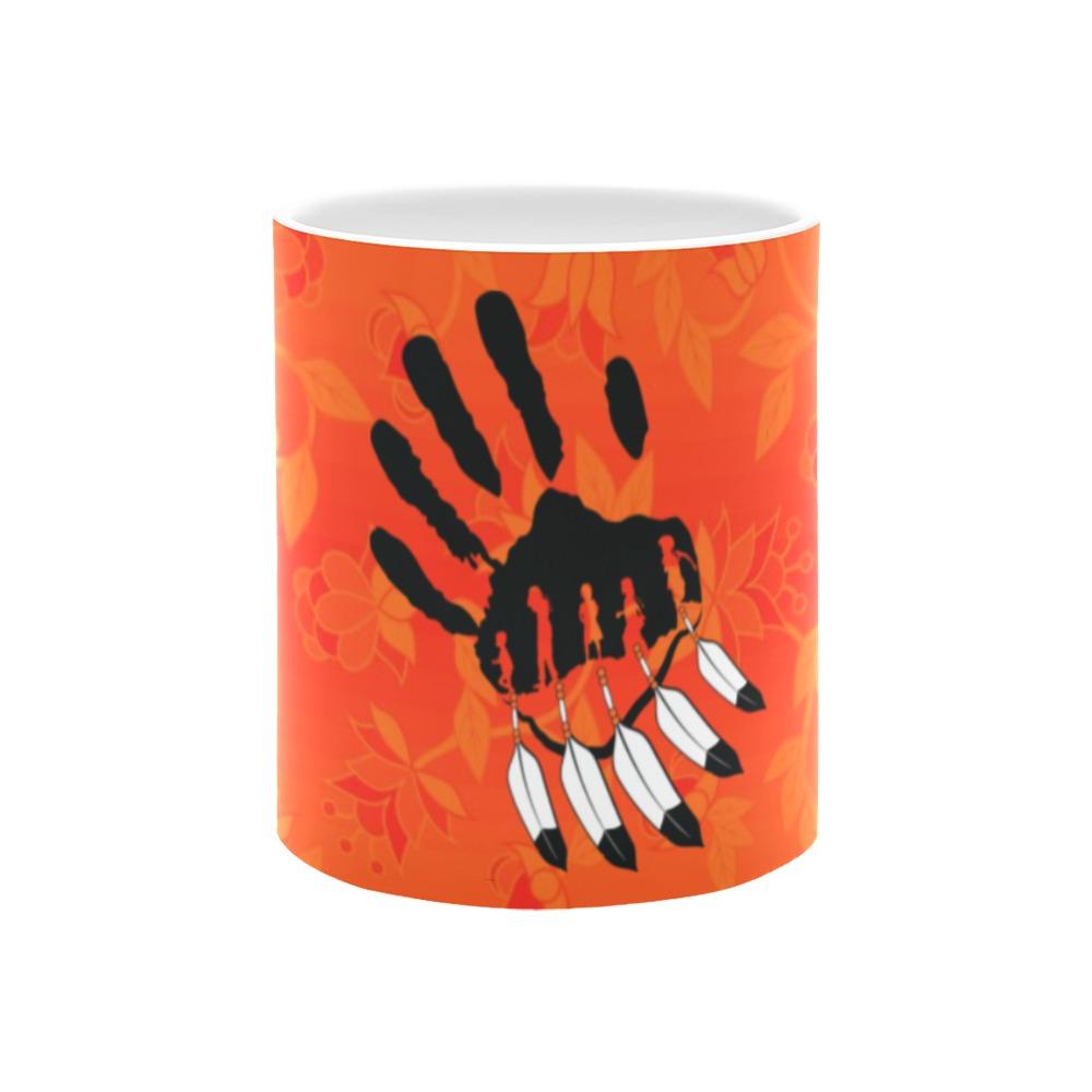 Orange Days Orange A feather for each White Mug(11OZ) White Mug e-joyer 