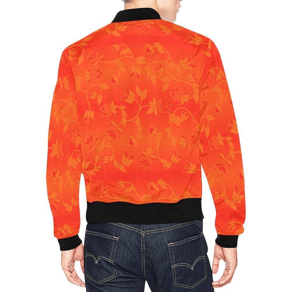 Orange Days Orange All Over Print Bomber Jacket for Men (Model H19) All Over Print Bomber Jacket for Men (H19) e-joyer 