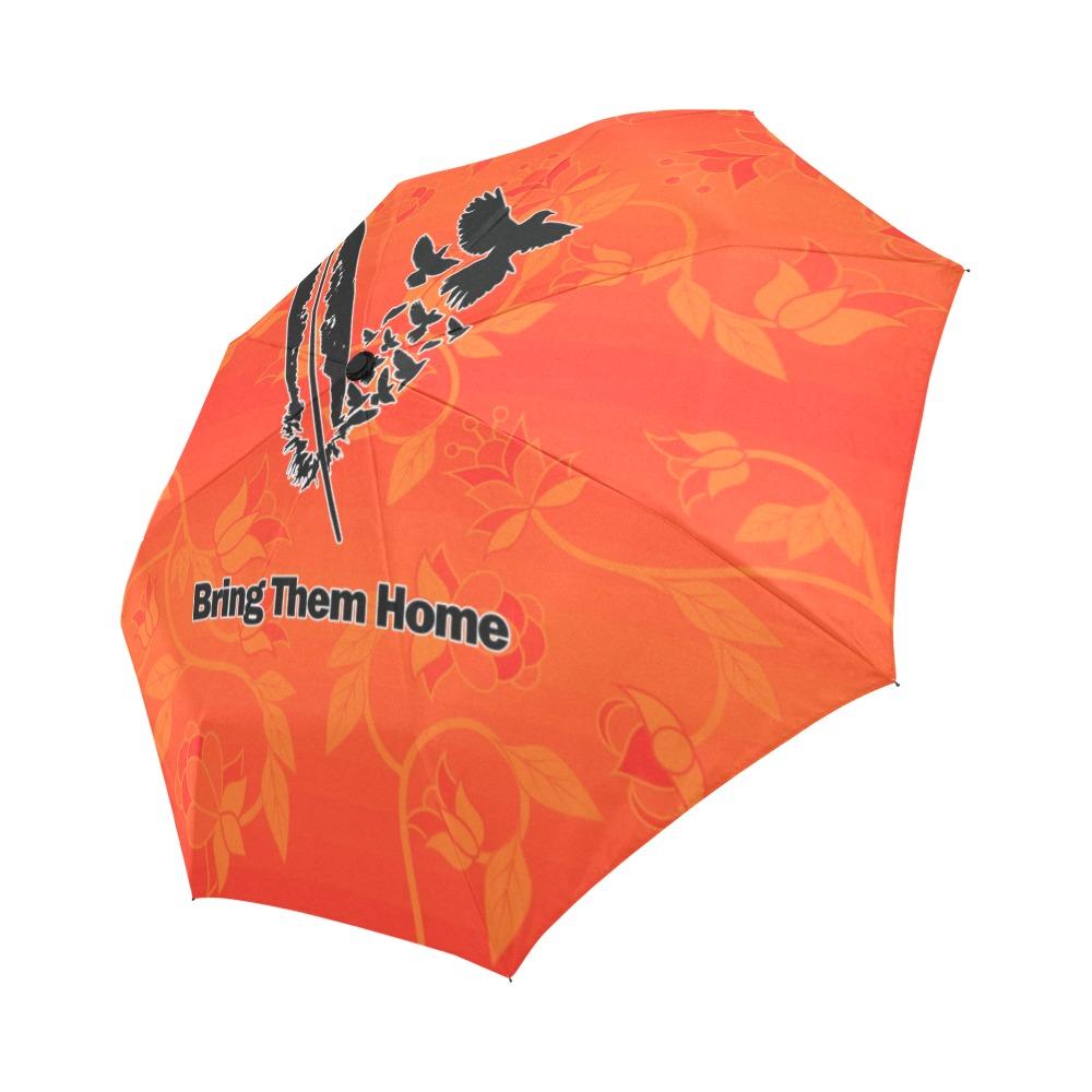 Orange Days Orange Bring Them Home Auto-Foldable Umbrella (Model U04) Auto-Foldable Umbrella e-joyer 