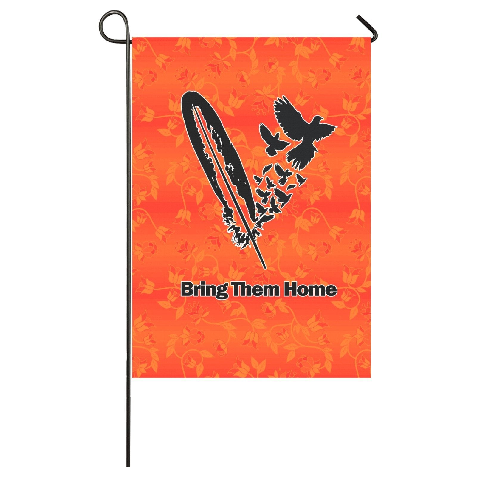 Orange Days Orange -Bring Them Home Garden Flag 28''x40'' (Two Sides Printing) Garden Flag 28‘’x40‘’ (Two Sides) e-joyer 