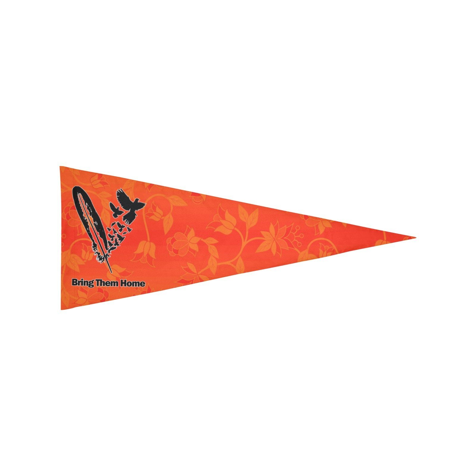 Orange Days Orange Bring Them Home Trigonal Garden Flag 30"x12" Trigonal Garden Flag 30"x12" e-joyer 