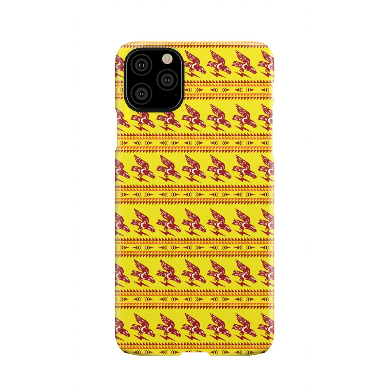 Ovila Mailhot Design : Eagle Brings Good Vibes Yellow Phone Case Phone Case wc-fulfillment iPhone 11 Pro Max 