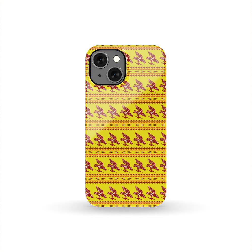 Ovila Mailhot Design : Eagle Brings Good Vibes Yellow Phone Case Phone Case wc-fulfillment iPhone 13 Mini 