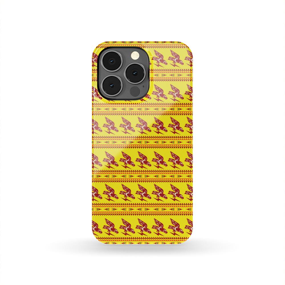Ovila Mailhot Design : Eagle Brings Good Vibes Yellow Phone Case Phone Case wc-fulfillment iPhone 13 Pro 