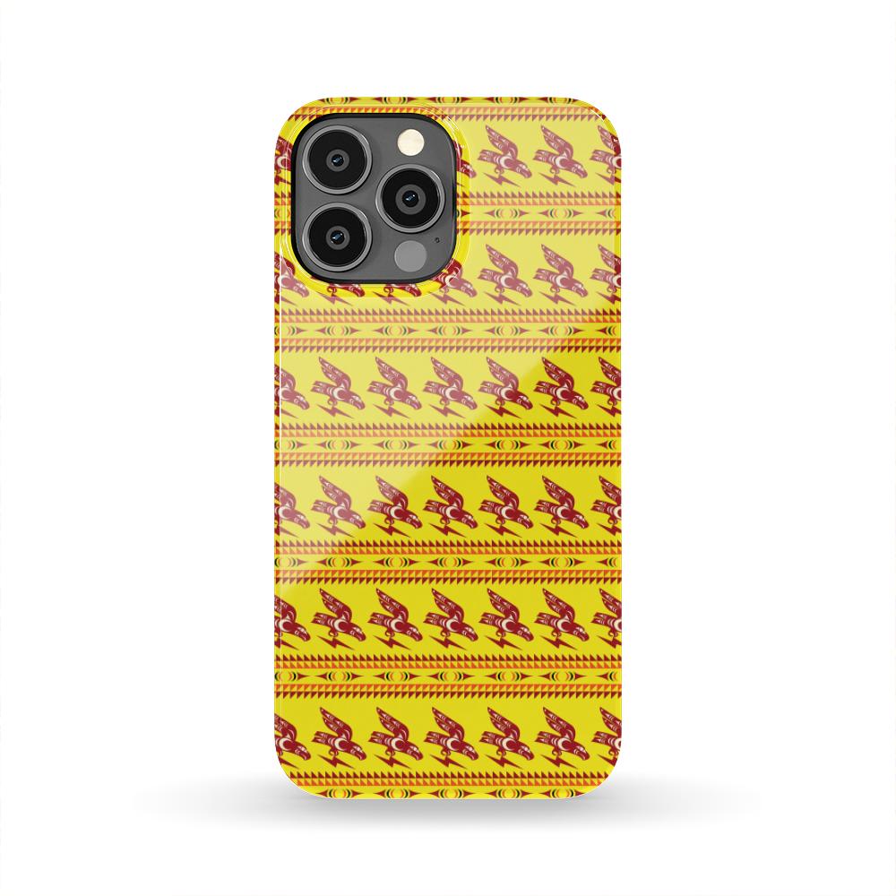 Ovila Mailhot Design : Eagle Brings Good Vibes Yellow Phone Case Phone Case wc-fulfillment iPhone 13 Pro Max 