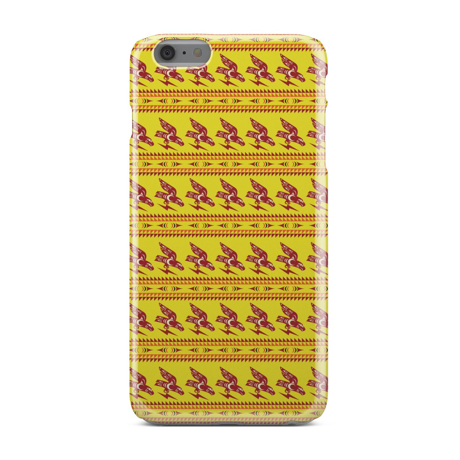 Ovila Mailhot Design : Eagle Brings Good Vibes Yellow Phone Case Phone Case wc-fulfillment iPhone 6s Plus 