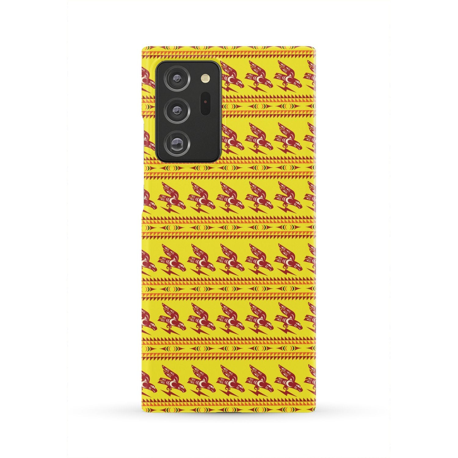 Ovila Mailhot Design : Eagle Brings Good Vibes Yellow Phone Case Phone Case wc-fulfillment Samsung Galaxy Note 20 Ultra 