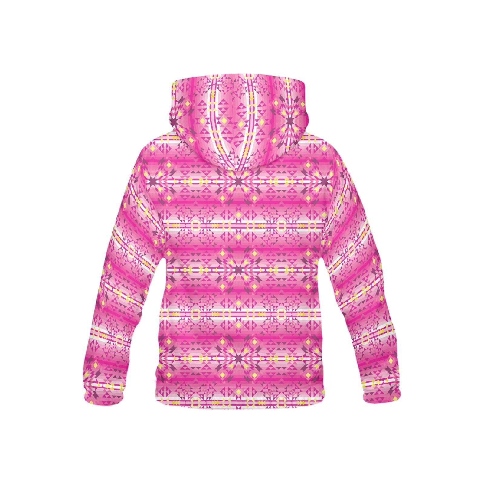 Pink Star All Over Print Hoodie for Kid (USA Size) (Model H13) All Over Print Hoodie for Kid (H13) e-joyer 