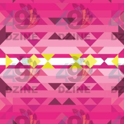 Pink Star Satin Fabric 49DzineStore 