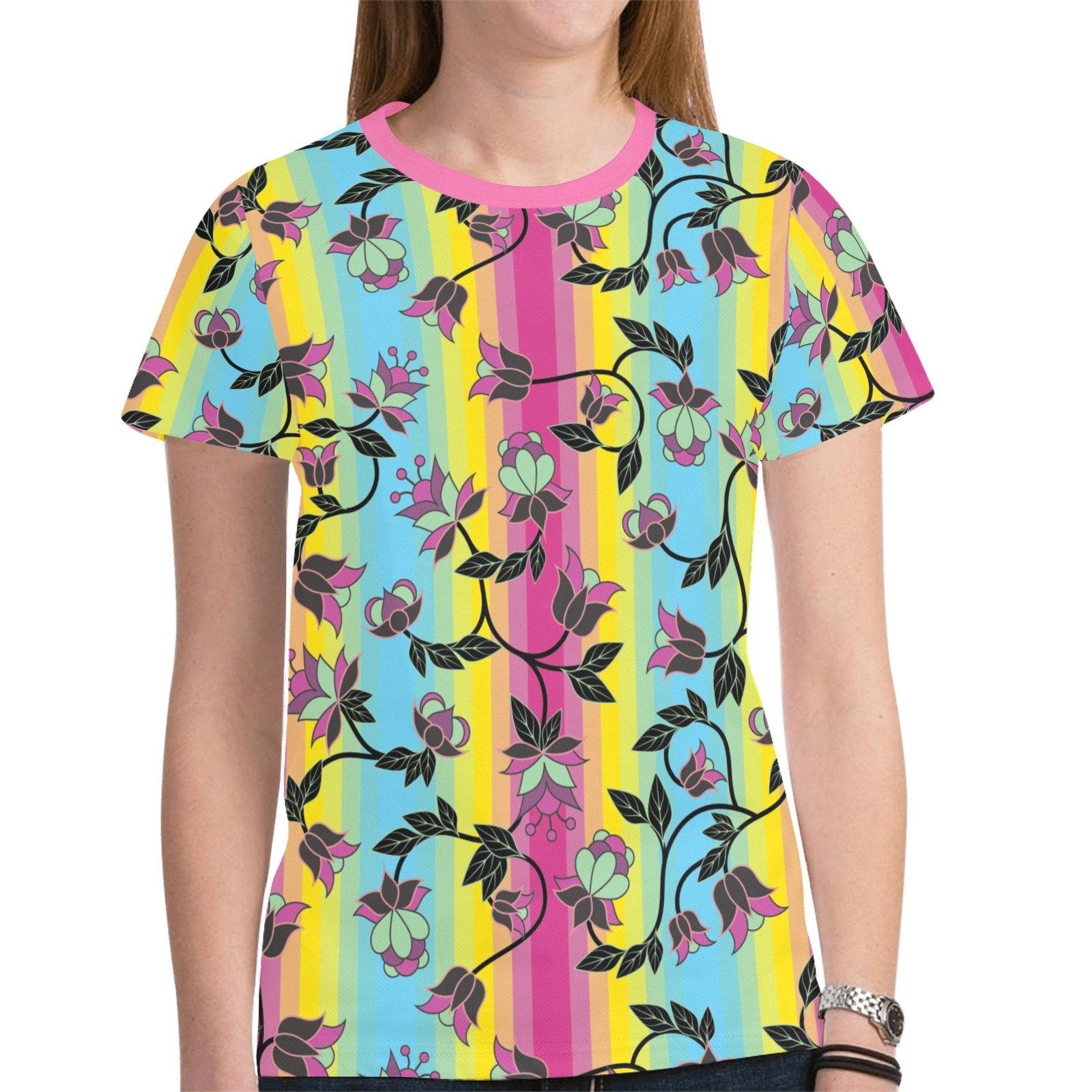 Powwow Carnival New All Over Print T-shirt for Women (Model T45) tshirt e-joyer 