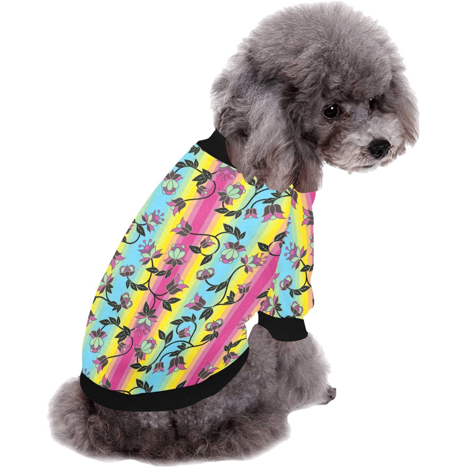 Powwow Carnival Pet Dog Round Neck Shirt Pet Dog Round Neck Shirt e-joyer 