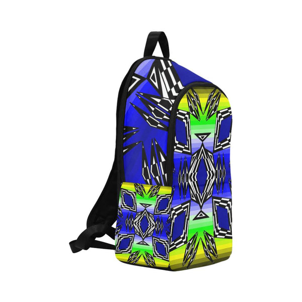 Prairie Fire Moon Shadow Fabric Adult Backpack