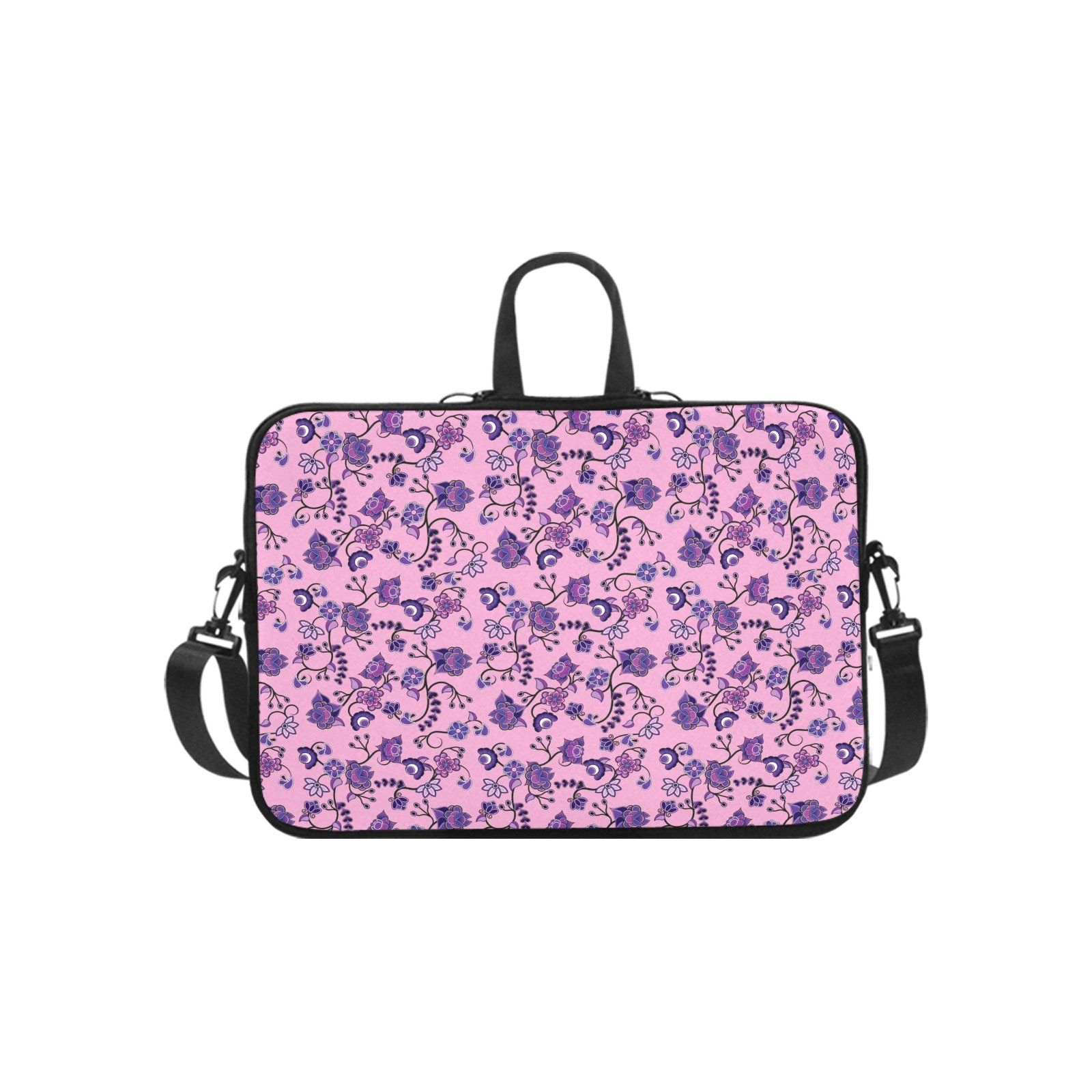 Purple Floral Amour Laptop Handbags 17" bag e-joyer 