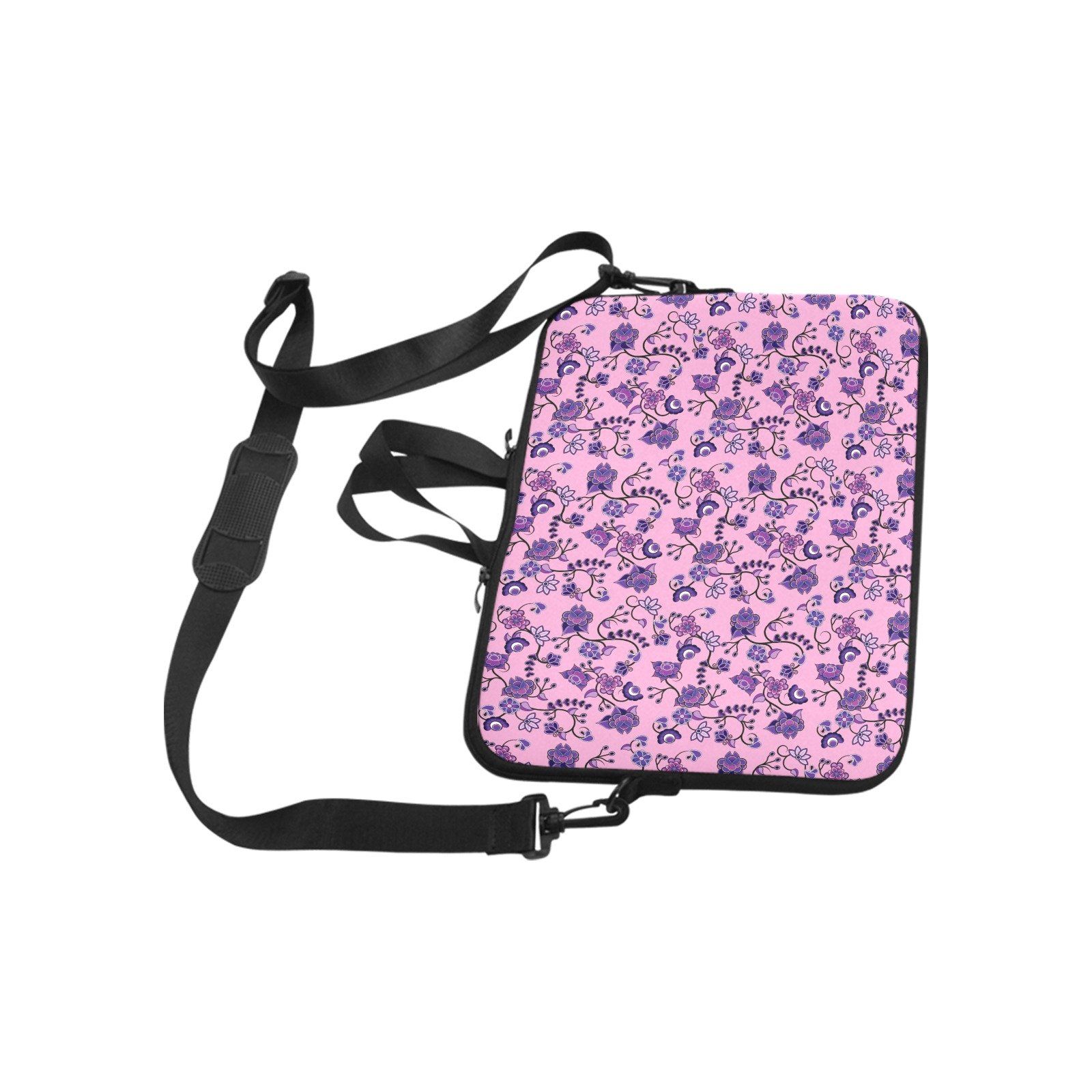 Purple Floral Amour Laptop Handbags 17" bag e-joyer 